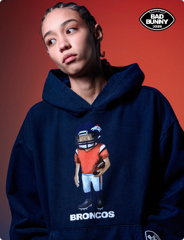 Bad Bunny x NFL Collection. Pre-Order Now.
