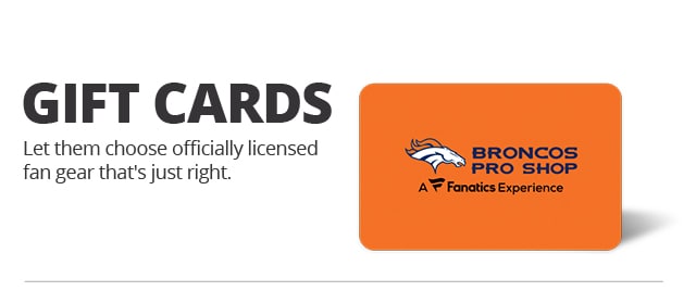 Denver Broncos NFL Shop eGift Card ($10 - $500)